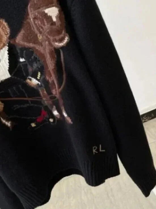 Polo Ralph Lauren Polo Bear Wool Sweater - Picture 5 of 8